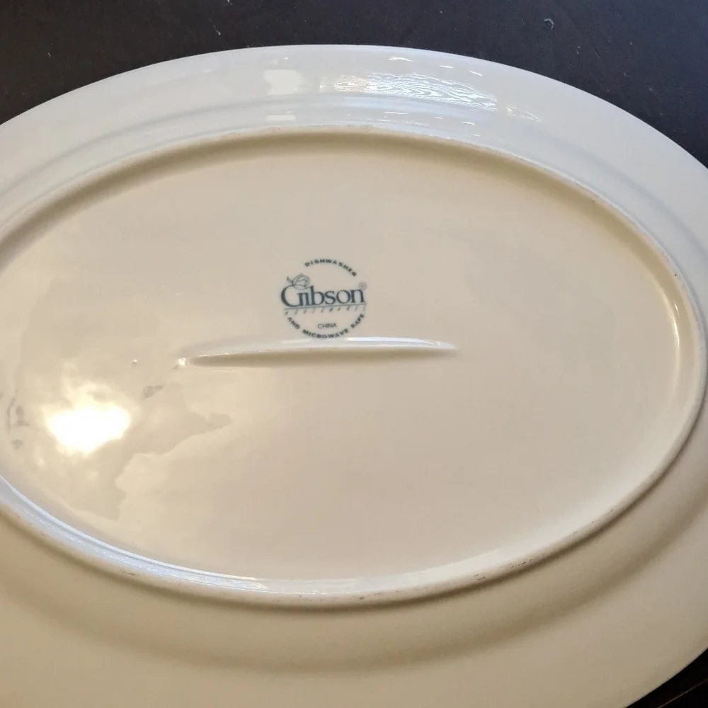 Gibson China Turkey Platter   Size 13